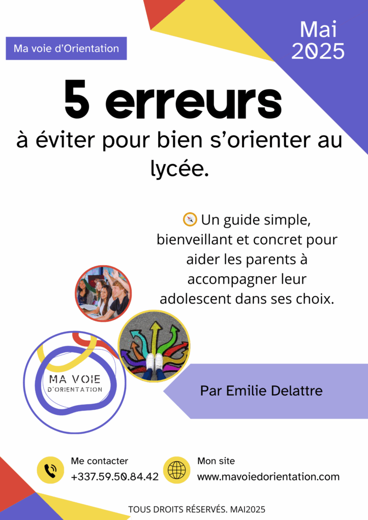 5 erreurs à éviter pour bien s'orienter au lycée