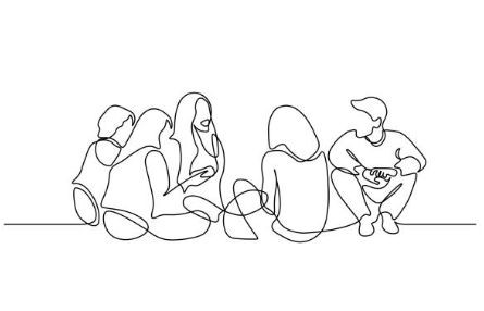 Echange orientation scolaire discussion entre adolescent